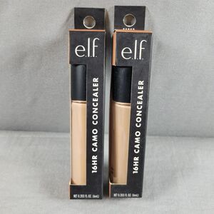 elf 16HR CAMO CONCEALER (Lot of 2) Matte Finish .2oz Full Coverage TAN LATTE